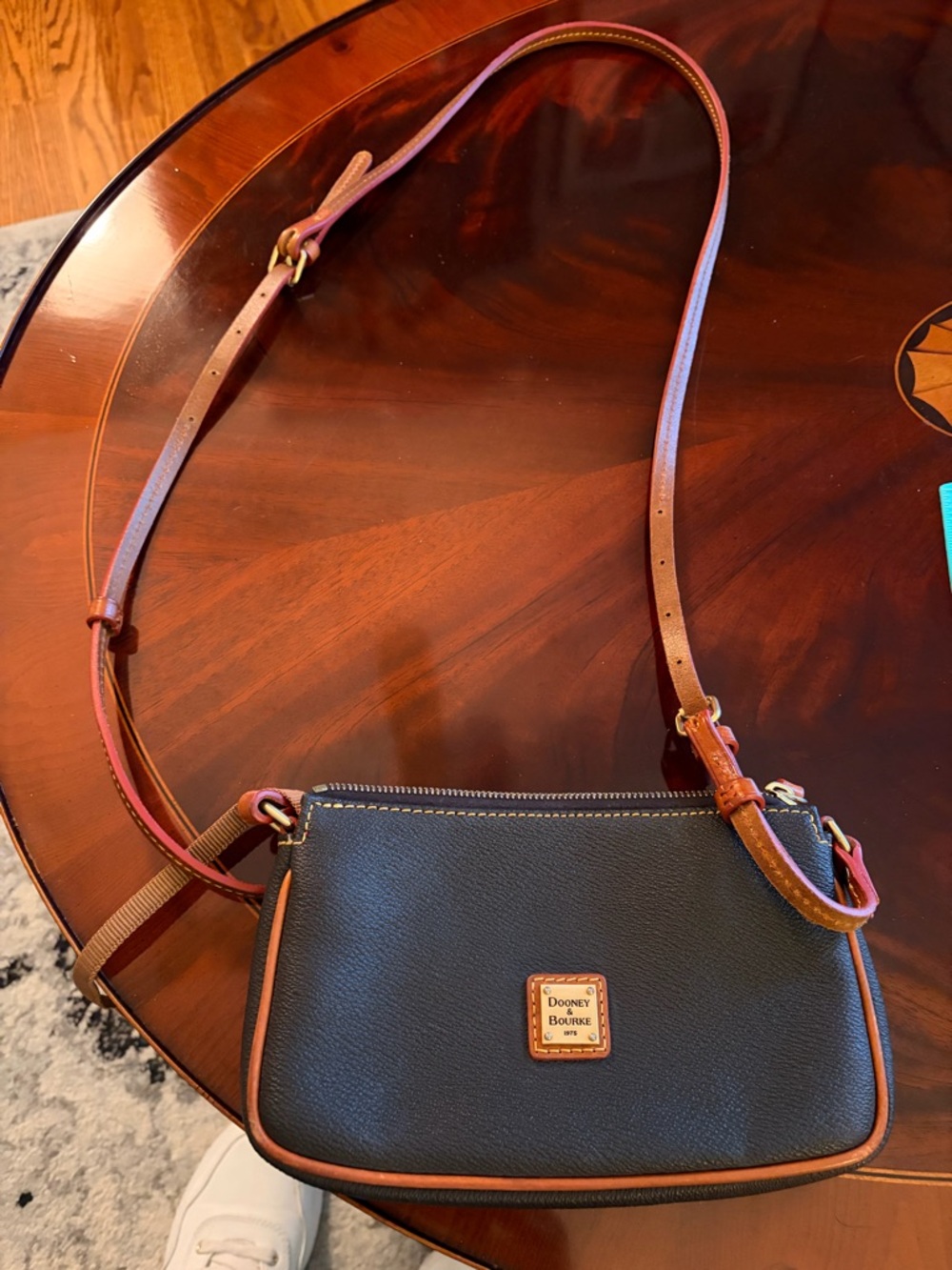 Chocolate Brown and Brown Crossbody Shoulder Bag-Dooney & Bourne - Picture 3 of 5